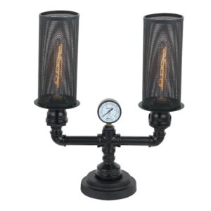 Veneto Black Iron Table Lamp