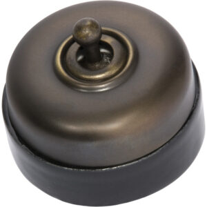 Black Porcelain Base Switch