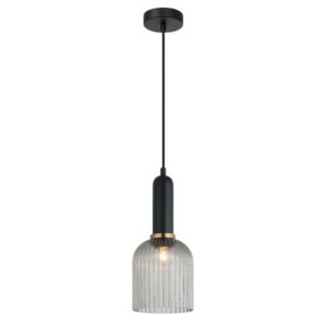 Vintaj Ribbed Ellipse Interior Pendant Light