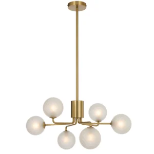 Felton 6 Light Pendant Antique Gold