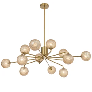Felton 12 Light Pendant Antique Gold