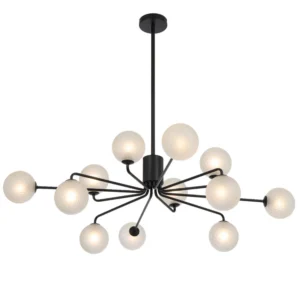 Felton 12 Light Pendant Black