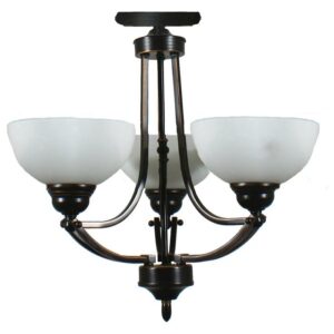 Houston 3 Light Flush Pendant