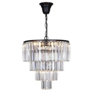 Celestial 5 Light 4 Tier Crystal Glass Chandelier