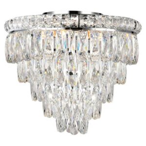 Classique 5 Light 5 Tier CTC Chrome Chandelier
