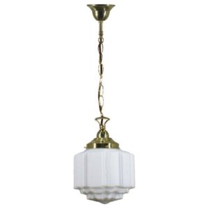 St Kilda 8" Opal Matte On Single Chain Suspension
