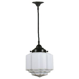 St Kilda 8" Opal Matte On Cloth Cord Suspension