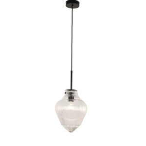 Ridge Satin Brass Pendant