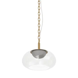 Bower Alabaster Stone Dome Pendant