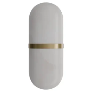 Bower Alabaster Stone Capsule LED Wall Light
